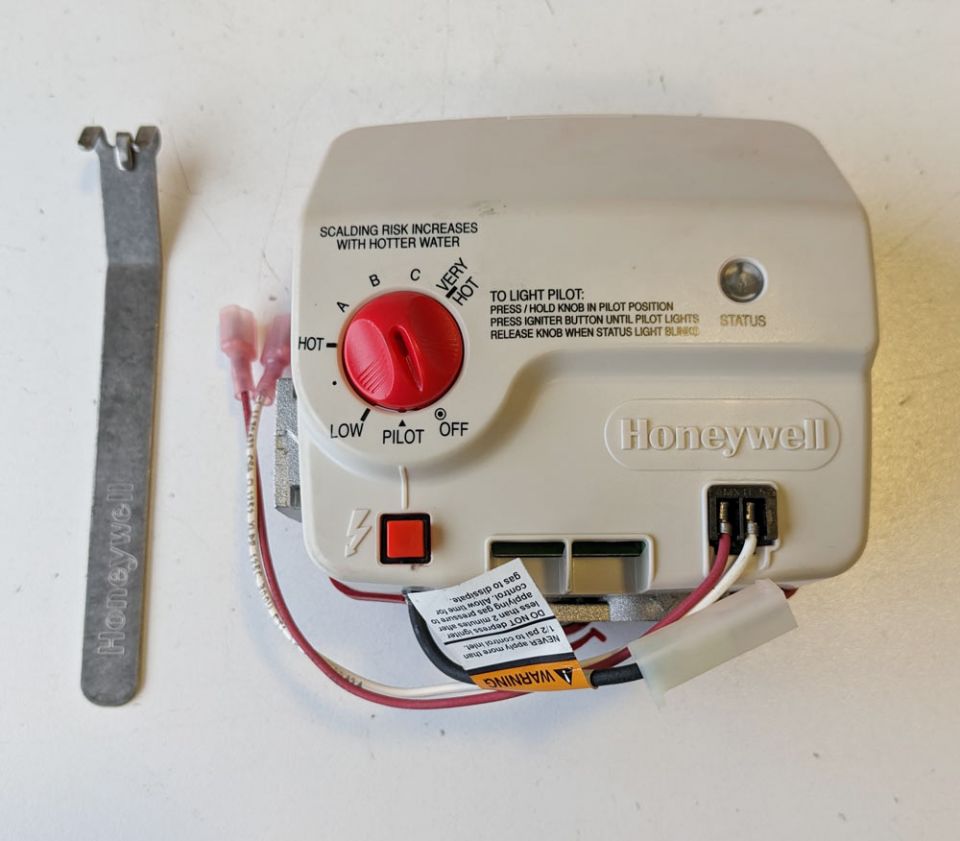 Gas Valve Bradford White Honeywell Thermostat Bradford White 239-46991-01  Icon LP Liquid