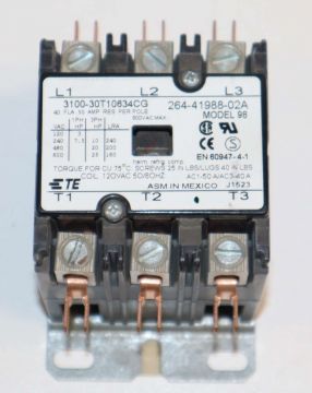 Bradford White 264-41988-02 50A 3-Pole Contactor
